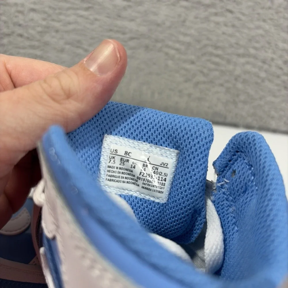 Air Jordan 1 Mid SE TD Legend Blue Toddler 8C - NEW No Box Nike Jordan FZ3931-11